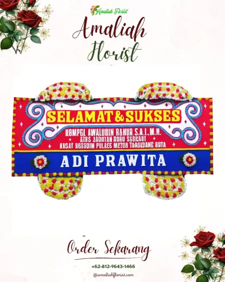 Papan Bunga Ucapan Selamat Wonorejowetan